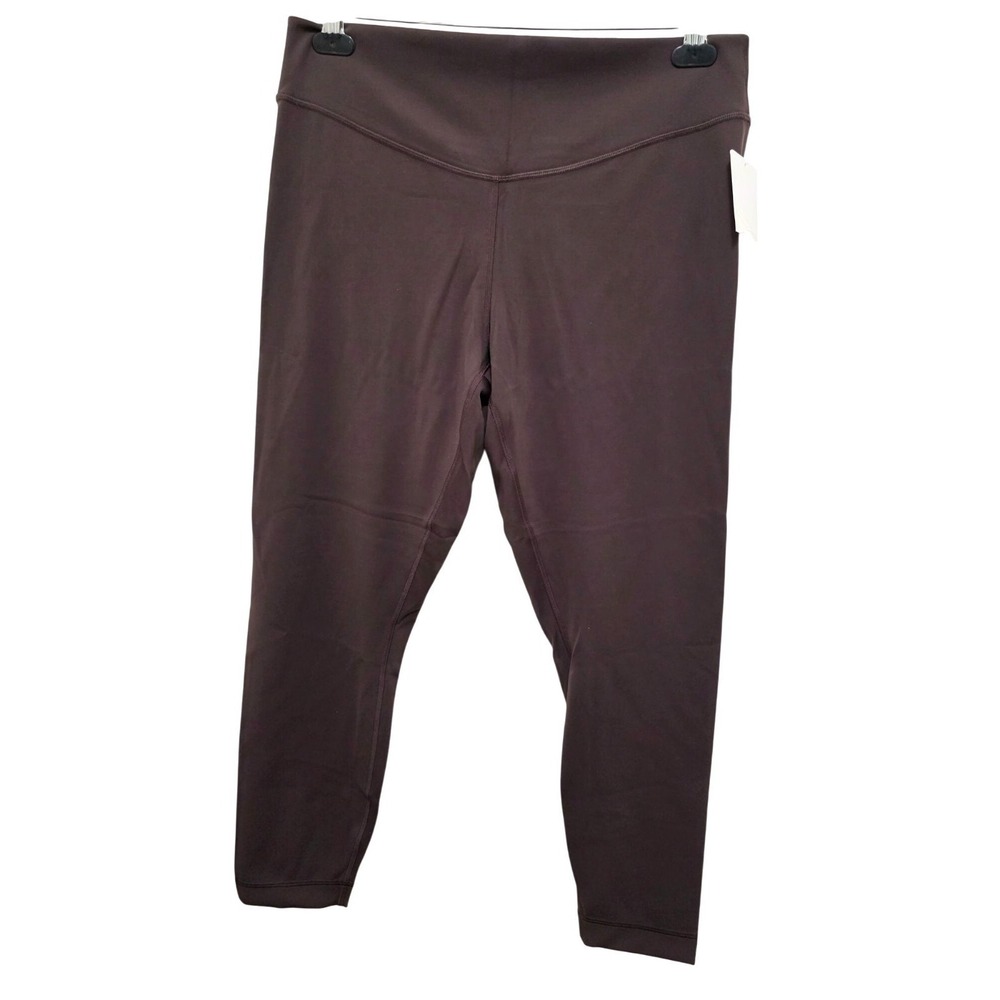 Lululemon Wunder Under Smooth Cover HR Tight 25" Size 14 Expresso Brown